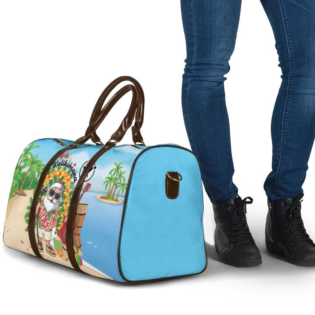 Hawaii Golf Christmas Travel Bag Mele Kalikimaka Funny Golfer Santa - Wonder Print Shop