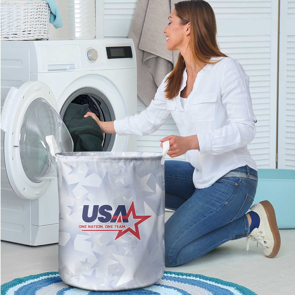 USA Soccer Team 2026 Laundry Basket One Nation One Team - Wonder Print Shop