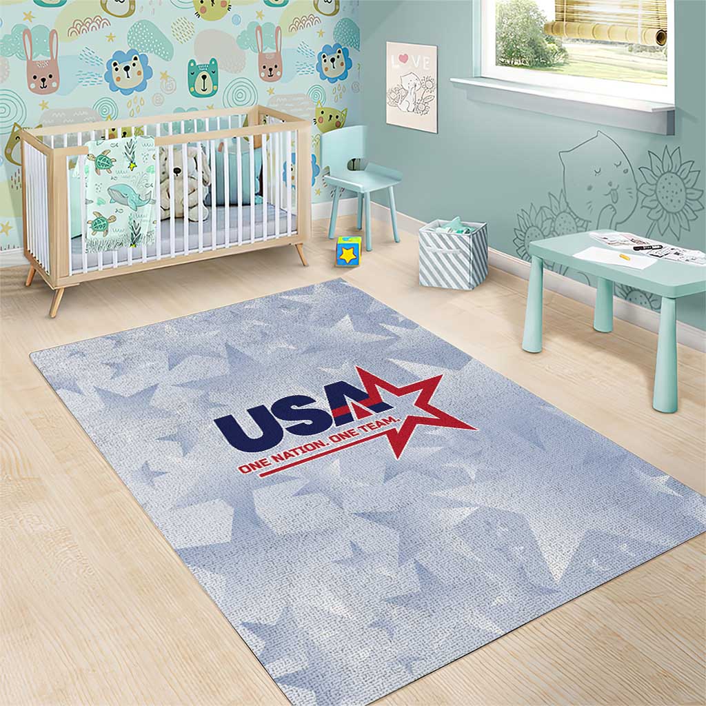 USA Soccer Team 2026 Area Rug One Nation One Team - Wonder Print Shop