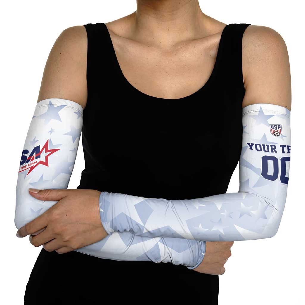 Custom USA Soccer Team 2026 Arm Sleeves One Nation One Team - Wonder Print Shop