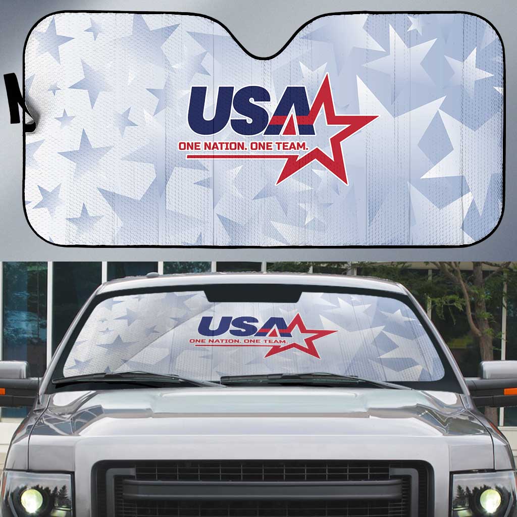 USA Soccer Team 2026 Auto Sun Shade One Nation One Team - Wonder Print Shop