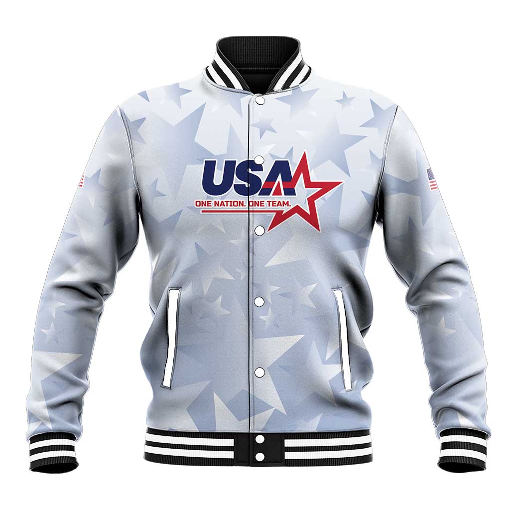 Custom USA Soccer Team 2026 Baseball Jacket One Nation One Team - Wonder Print Shop