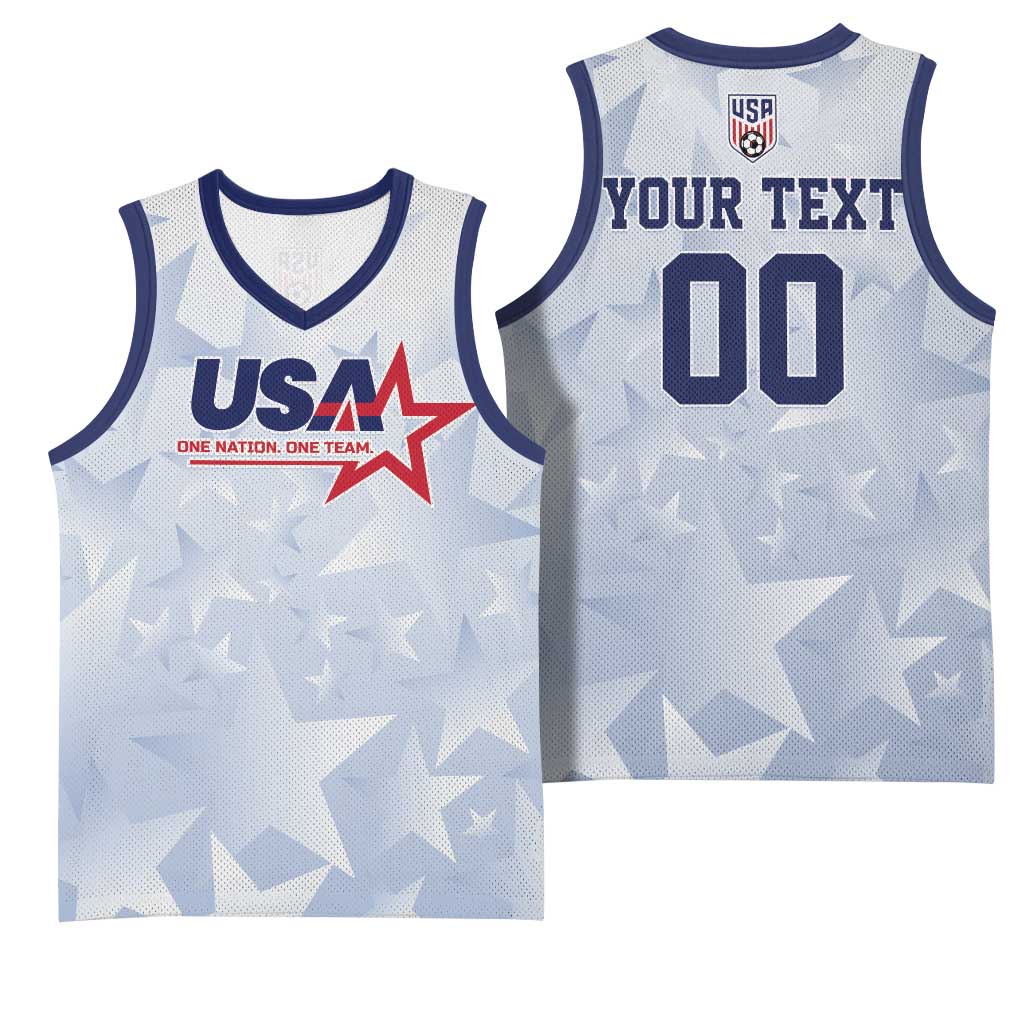 Custom USA Soccer Team 2026 Basketball Jersey One Nation One Team - Wonder Print Shop