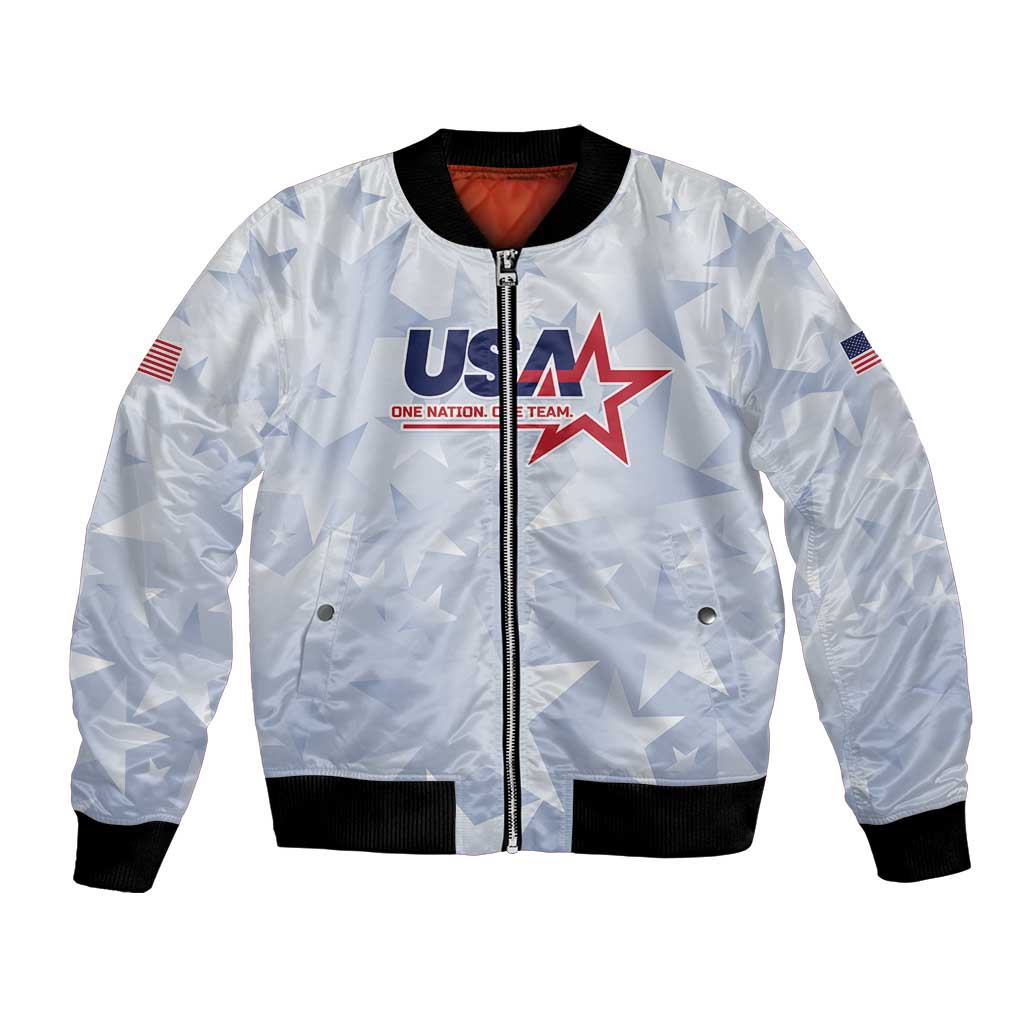 Custom USA Soccer Team 2026 Bomber Jacket One Nation One Team - Wonder Print Shop