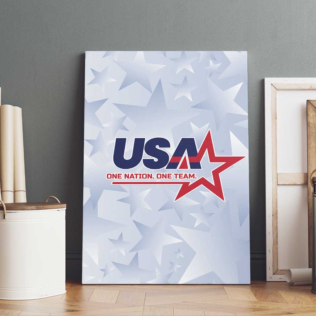 USA Soccer Team 2026 Canvas Wall Art One Nation One Team - Wonder Print Shop