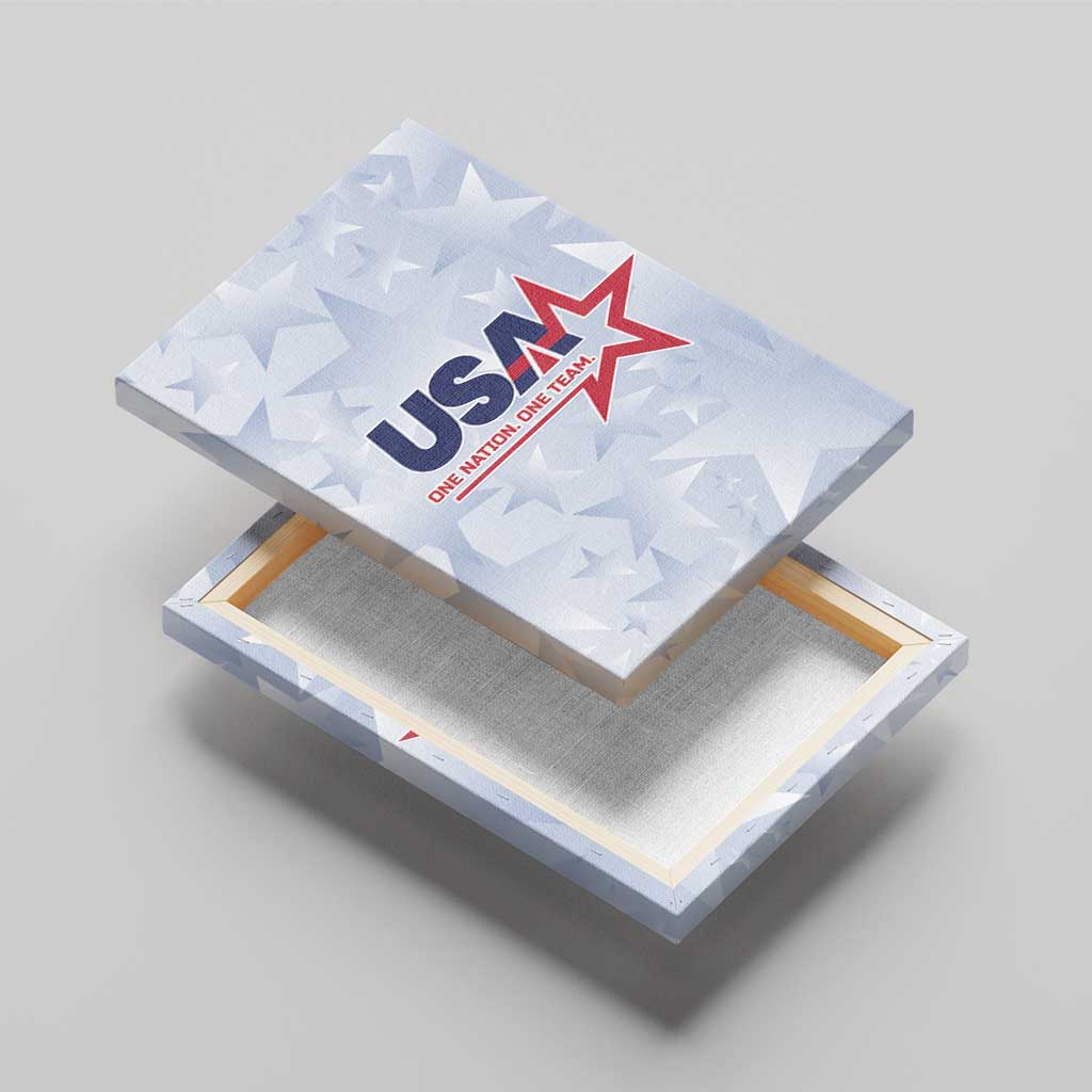 USA Soccer Team 2026 Canvas Wall Art One Nation One Team - Wonder Print Shop