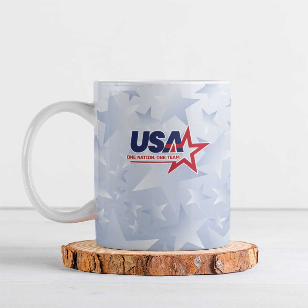 Custom USA Soccer Team 2026 Ceramic Mug One Nation One Team - Wonder Print Shop