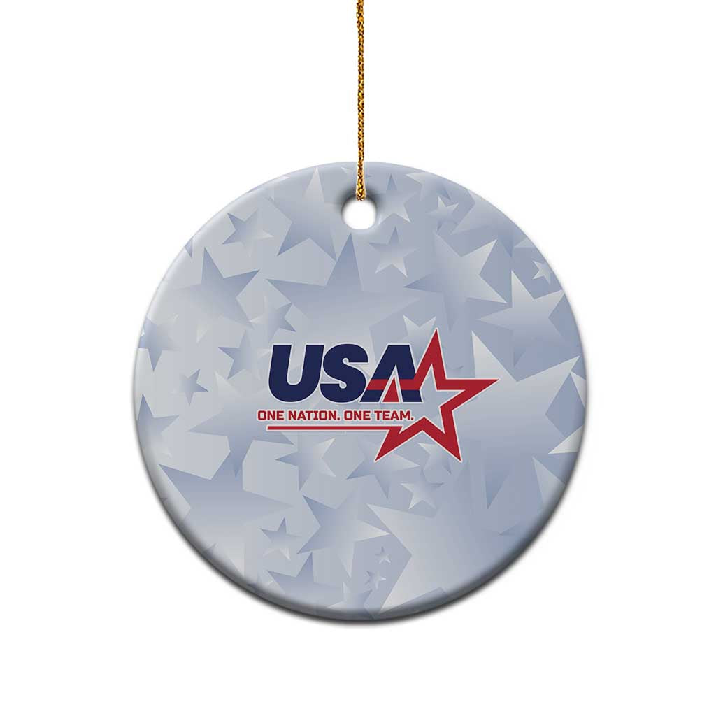 USA Soccer Team 2026 Ceramic Ornament One Nation One Team - Wonder Print Shop