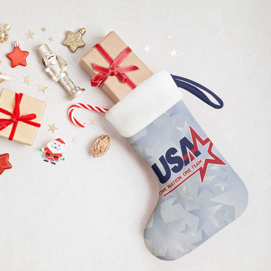 USA Soccer Team 2026 Christmas Stocking One Nation One Team - Wonder Print Shop