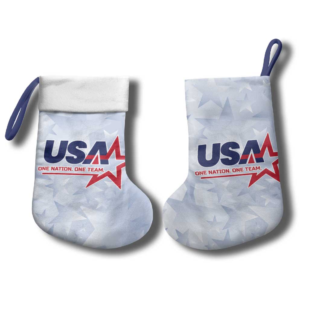 USA Soccer Team 2026 Christmas Stocking One Nation One Team - Wonder Print Shop