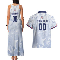 Custom USA Soccer Team 2026 Couples Matching Tank Maxi Dress and Hawaiian Shirt One Nation One Team - Wonder Print Shop