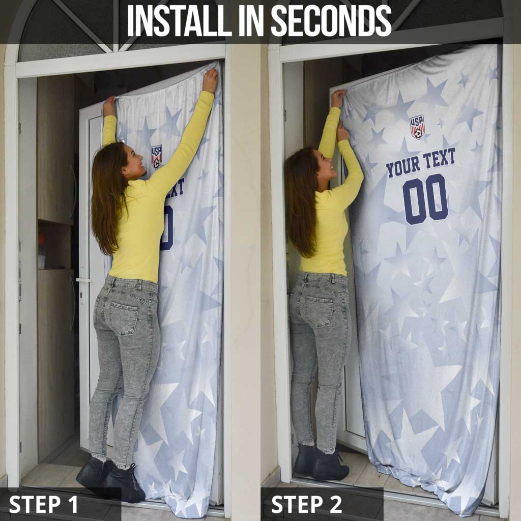 Custom USA Soccer Team 2026 Door Cover One Nation One Team - Wonder Print Shop