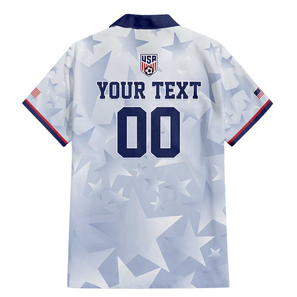 Custom USA Soccer Team 2026 Family Matching Mermaid Dress and Hawaiian Shirt One Nation One Team - Wonder Print Shop