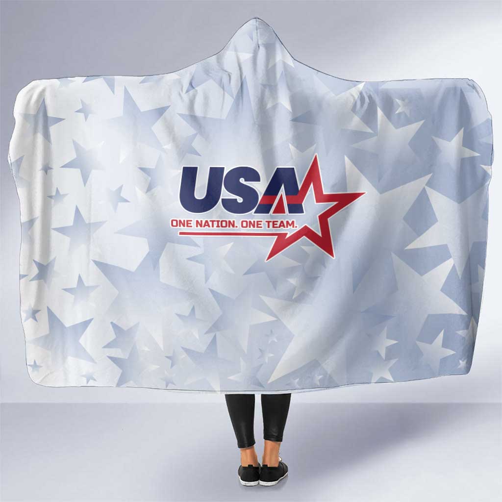 USA Soccer Team 2026 Hooded Blanket One Nation One Team - Wonder Print Shop