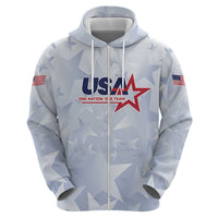 Custom USA Soccer Team 2026 Hoodie One Nation One Team - Wonder Print Shop