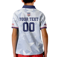 Custom USA Soccer Team 2026 Kid Polo Shirt One Nation One Team - Wonder Print Shop