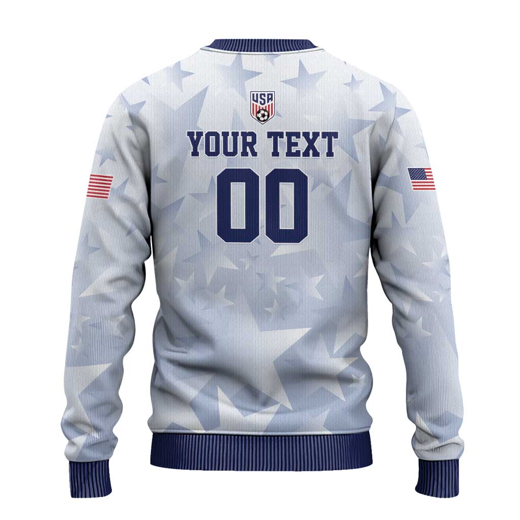 USA Soccer Team 2026 Ugly Christmas Sweater One Nation One Team - Wonder Print Shop