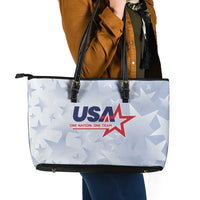 USA Soccer Team 2026 Leather Tote Bag One Nation One Team - Wonder Print Shop