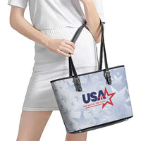 USA Soccer Team 2026 Leather Tote Bag One Nation One Team - Wonder Print Shop