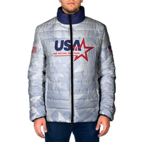 Custom USA Soccer Team 2026 Padded Jacket One Nation One Team - Wonder Print Shop