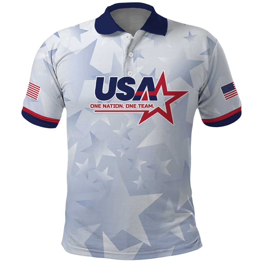 Custom USA Soccer Team 2026 Polo Shirt One Nation One Team - Wonder Print Shop