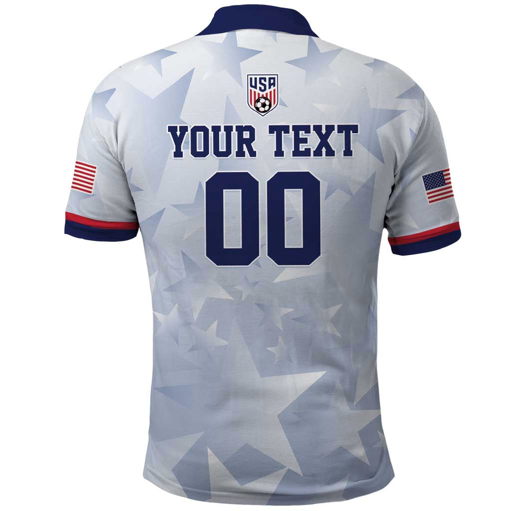 Custom USA Soccer Team 2026 Polo Shirt One Nation One Team - Wonder Print Shop