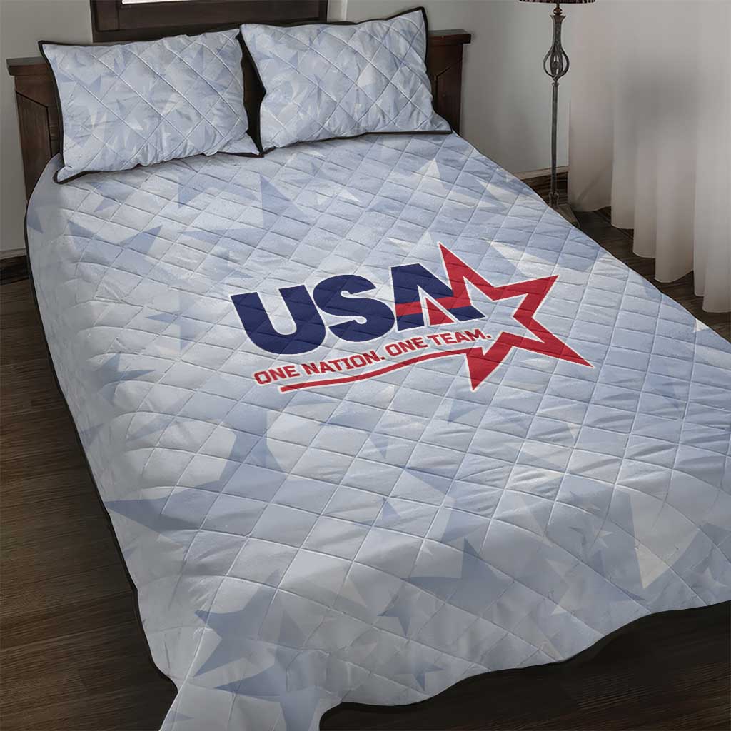 USA Soccer Team 2026 Quilt Bed Set One Nation One Team - Wonder Print Shop