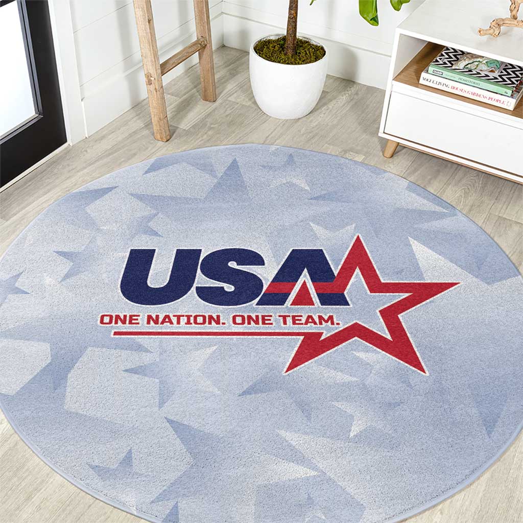 USA Soccer Team 2026 Round Carpet One Nation One Team - Wonder Print Shop
