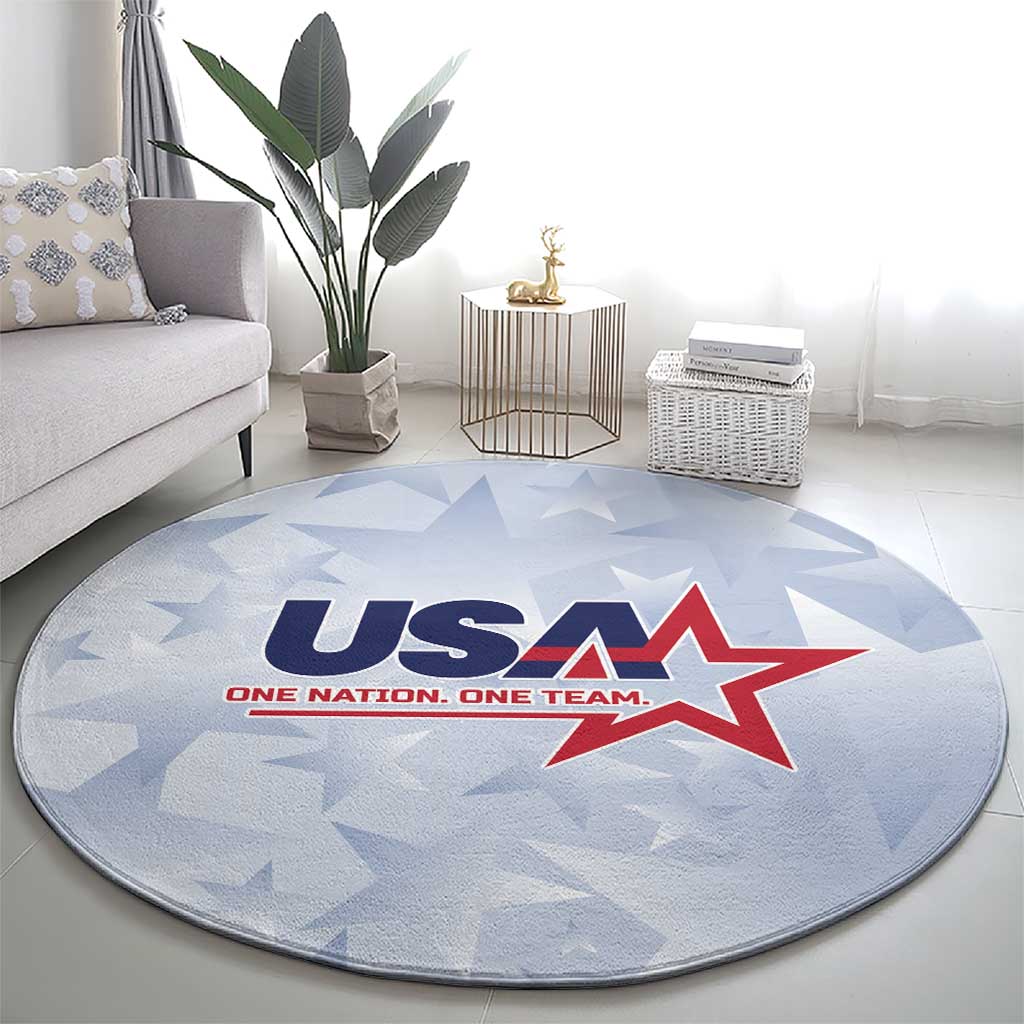 USA Soccer Team 2026 Round Carpet One Nation One Team - Wonder Print Shop