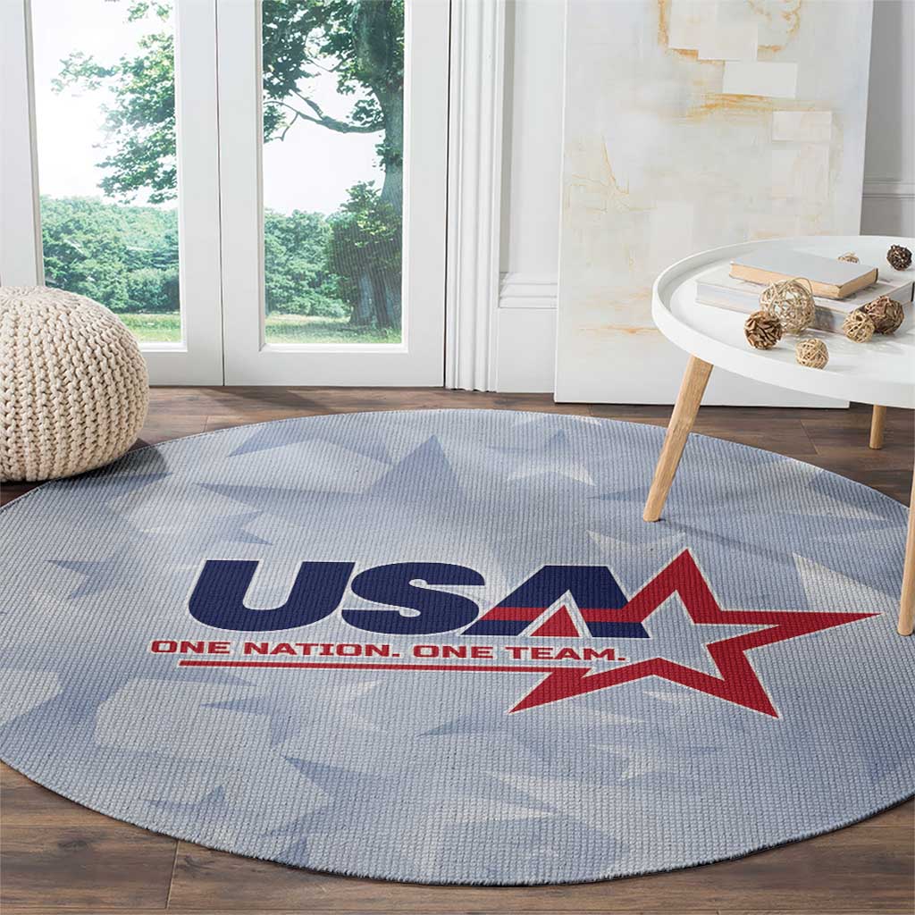 USA Soccer Team 2026 Round Carpet One Nation One Team - Wonder Print Shop