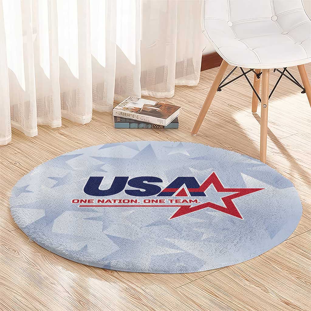 USA Soccer Team 2026 Round Carpet One Nation One Team - Wonder Print Shop