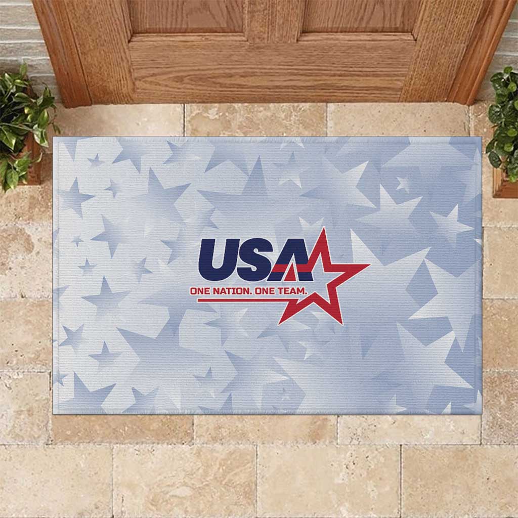 USA Soccer Team 2026 Rubber Doormat One Nation One Team - Wonder Print Shop
