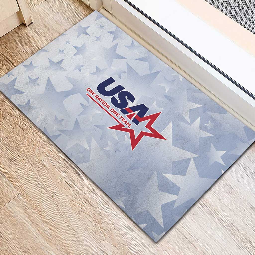 USA Soccer Team 2026 Rubber Doormat One Nation One Team - Wonder Print Shop