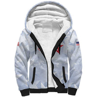 Custom USA Soccer Team 2026 Sherpa Hoodie One Nation One Team - Wonder Print Shop