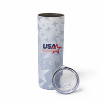 Custom USA Soccer Team 2026 Skinny Tumbler One Nation One Team - Wonder Print Shop