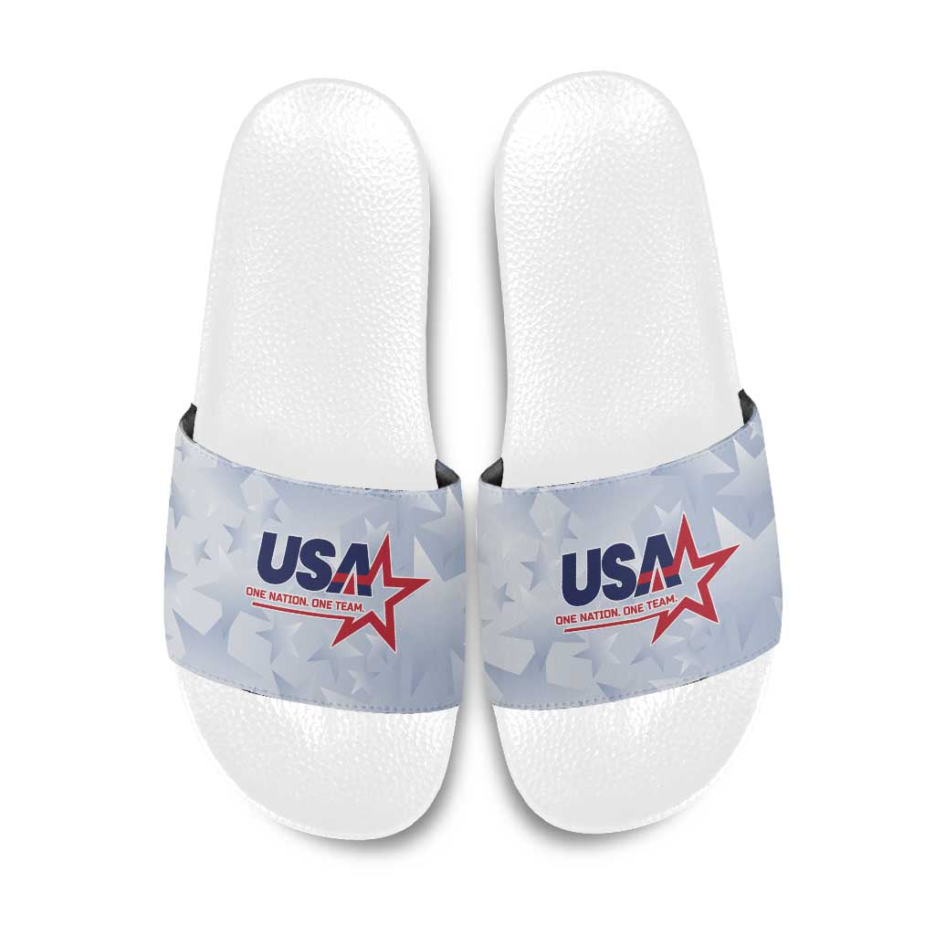 USA Soccer Team 2026 Slide Sandals One Nation One Team - Wonder Print Shop