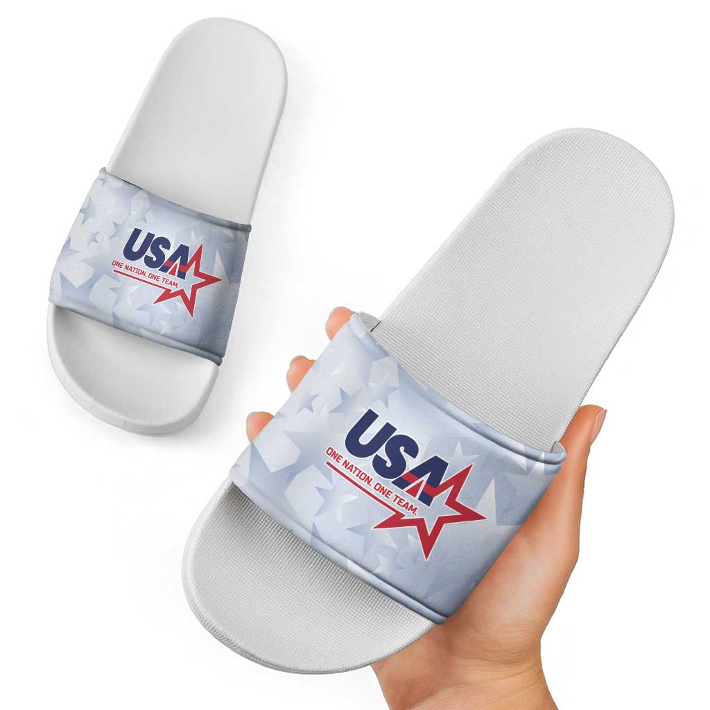 USA Soccer Team 2026 Slide Sandals One Nation One Team - Wonder Print Shop