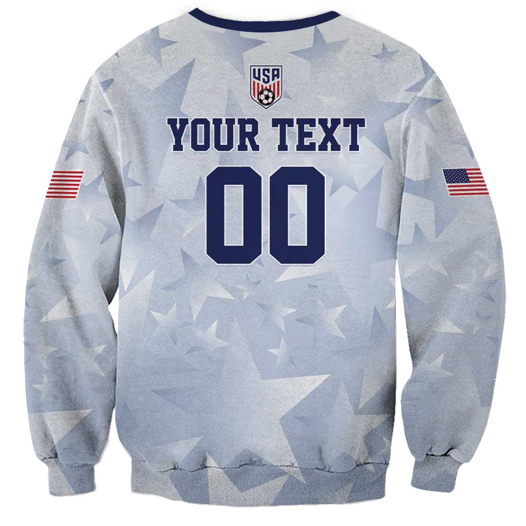 Custom USA Soccer Team 2026 Sweatshirt One Nation One Team - Wonder Print Shop