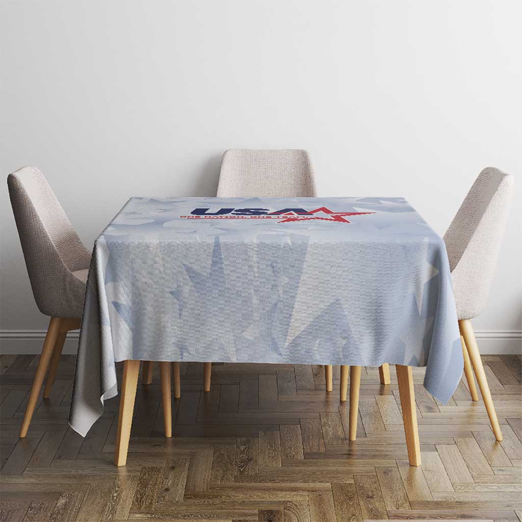 USA Soccer Team 2026 Tablecloth One Nation One Team - Wonder Print Shop