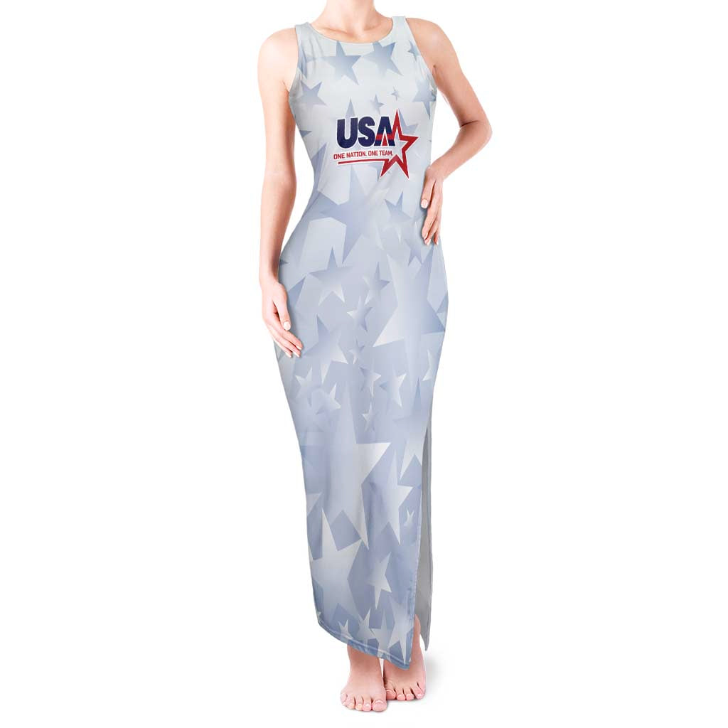 Custom USA Soccer Team 2026 Tank Maxi Dress One Nation One Team - Wonder Print Shop