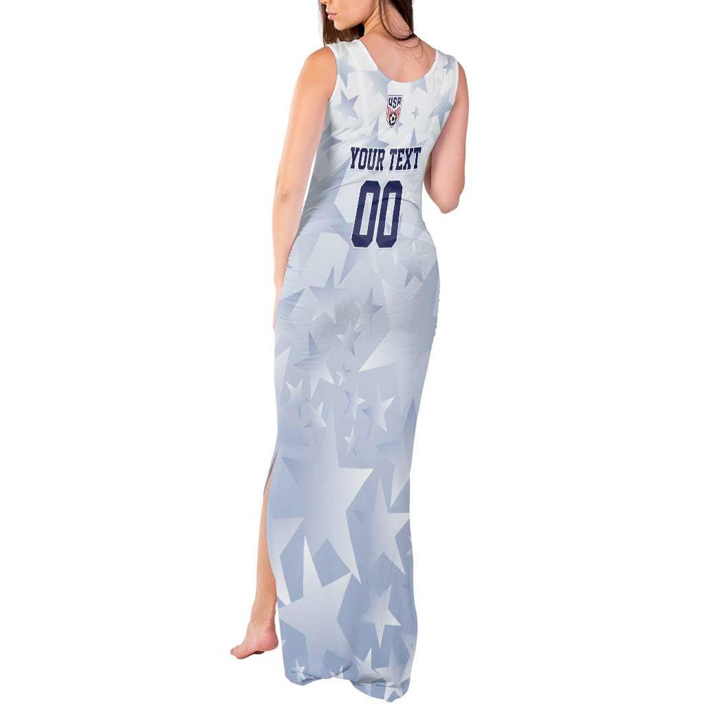 Custom USA Soccer Team 2026 Tank Maxi Dress One Nation One Team - Wonder Print Shop