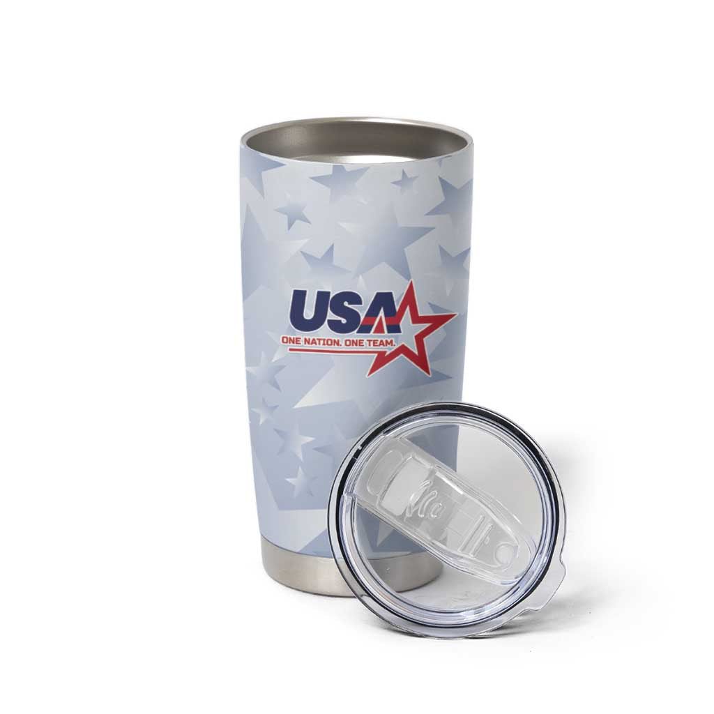 Custom USA Soccer Team 2026 Tumbler Cup One Nation One Team - Wonder Print Shop