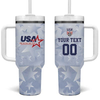 Custom USA Soccer Team 2026 Tumbler With Handle One Nation One Team - Wonder Print Shop
