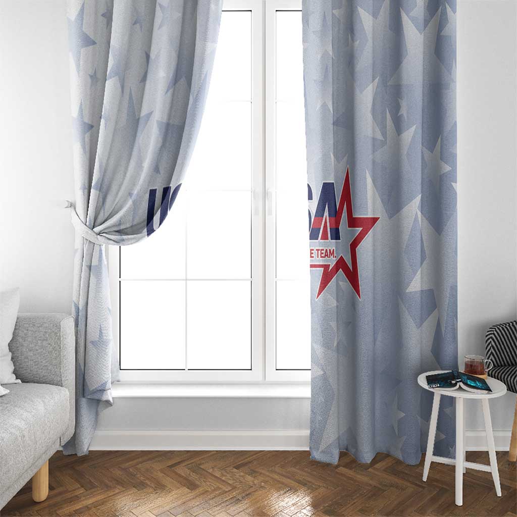 USA Soccer Team 2026 Window Curtain One Nation One Team - Wonder Print Shop