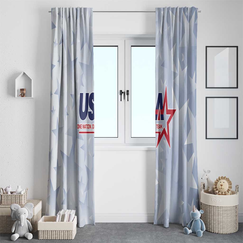 USA Soccer Team 2026 Window Curtain One Nation One Team - Wonder Print Shop