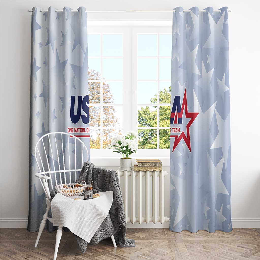 USA Soccer Team 2026 Window Curtain One Nation One Team - Wonder Print Shop