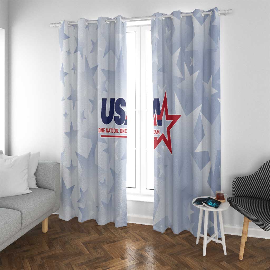 USA Soccer Team 2026 Window Curtain One Nation One Team - Wonder Print Shop