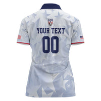 Custom USA Soccer Team 2026 Women Polo Shirt One Nation One Team - Wonder Print Shop
