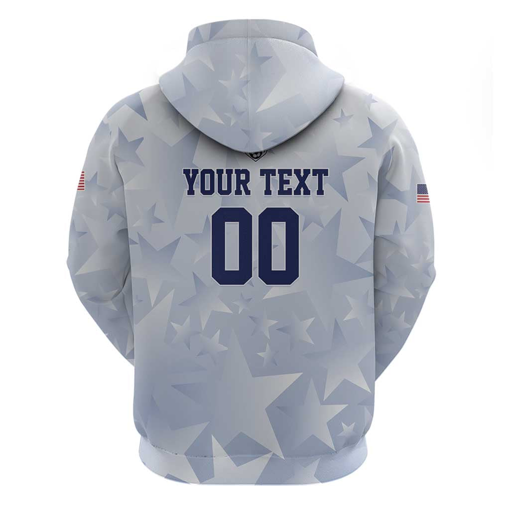 Custom USA Soccer Team 2026 Zip Hoodie One Nation One Team - Wonder Print Shop
