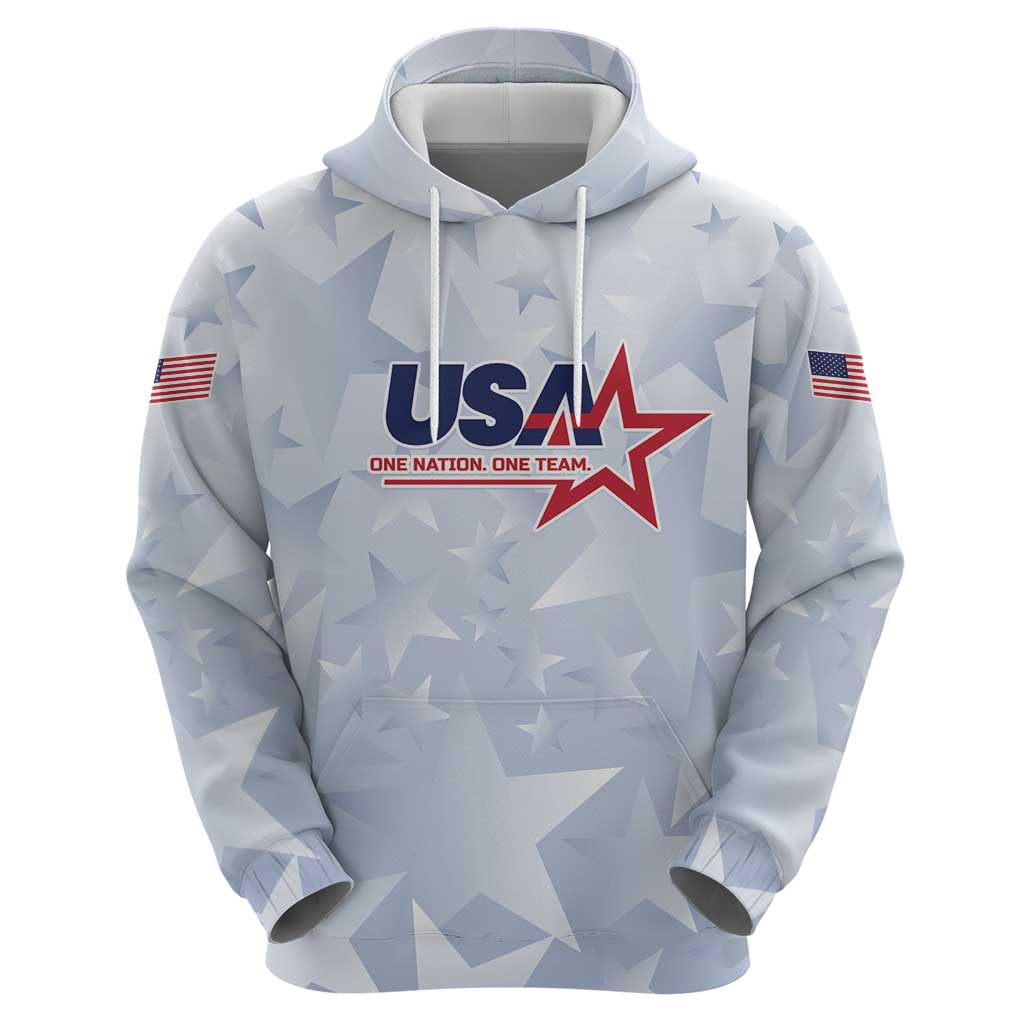 Custom USA Soccer Team 2026 Zip Hoodie One Nation One Team - Wonder Print Shop